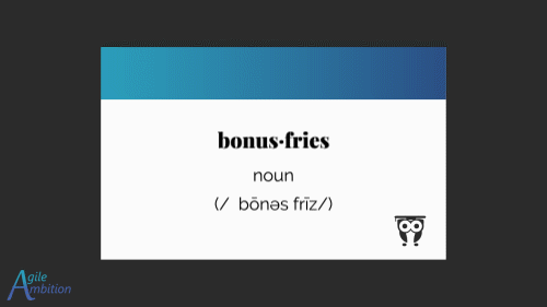 Bonus Fries Vocabulary Card