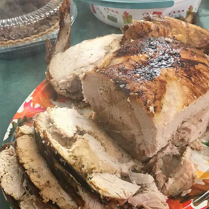 Picture of actual turducken served